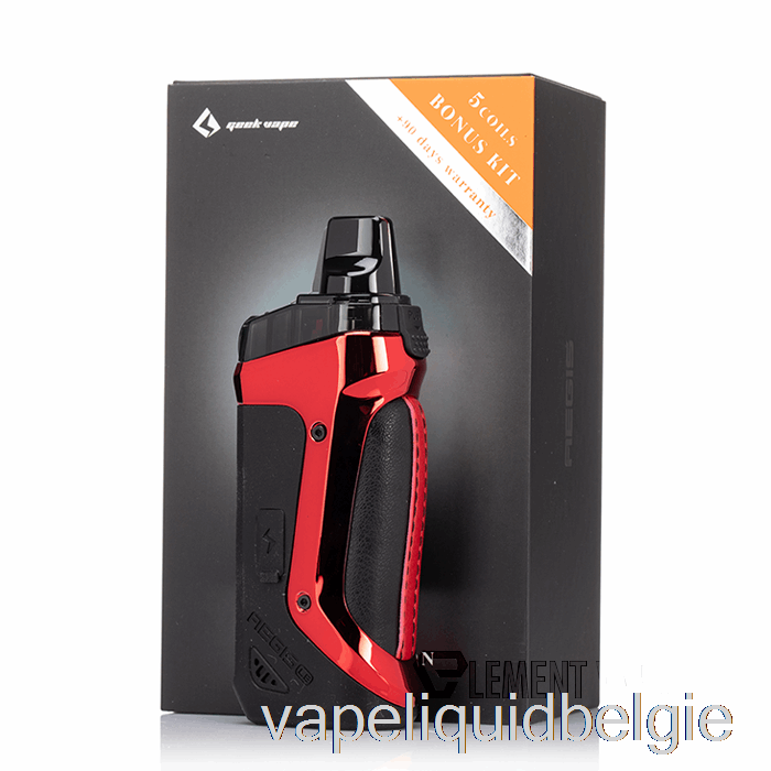 Vape Smaken Geek Vape Aegis Boost 40w Pod Mod Kit Le Bonus Kit - Rood